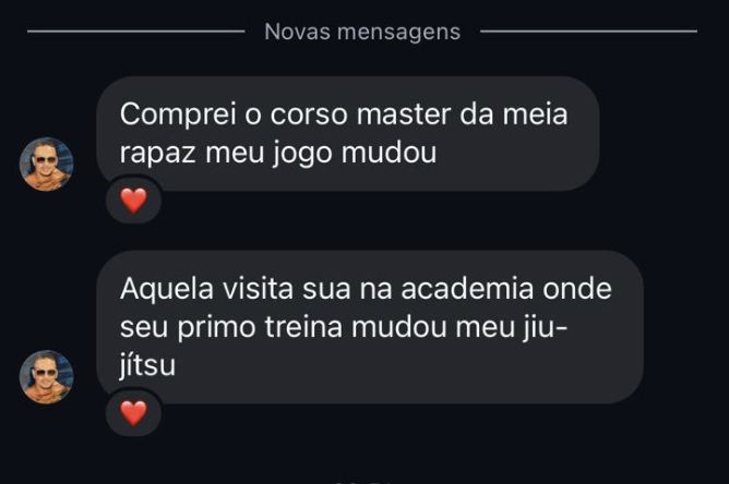 Depoimento de aluno do Masters da Meia