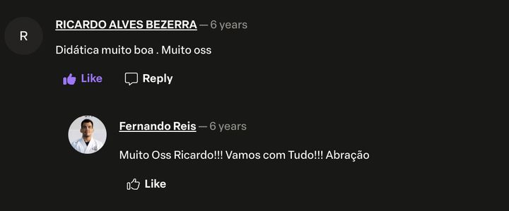 Depoimento de aluno do Masters da Meia