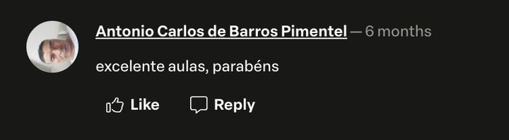 Depoimento de aluno do Masters da Meia