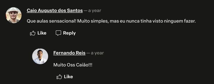 Depoimento de aluno do Masters da Meia