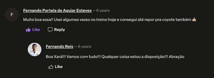 Depoimento de aluno do Masters da Meia