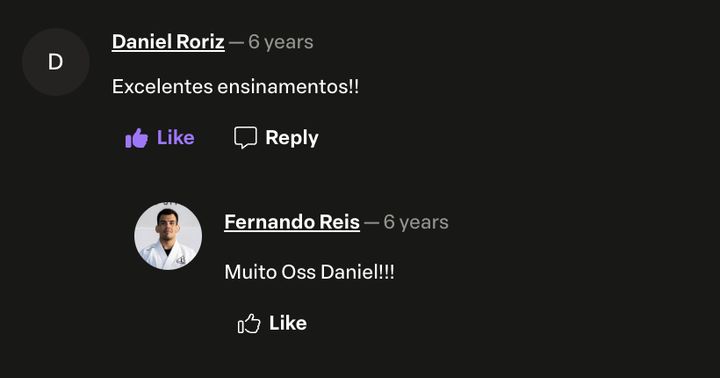 Depoimento de aluno do Masters da Meia